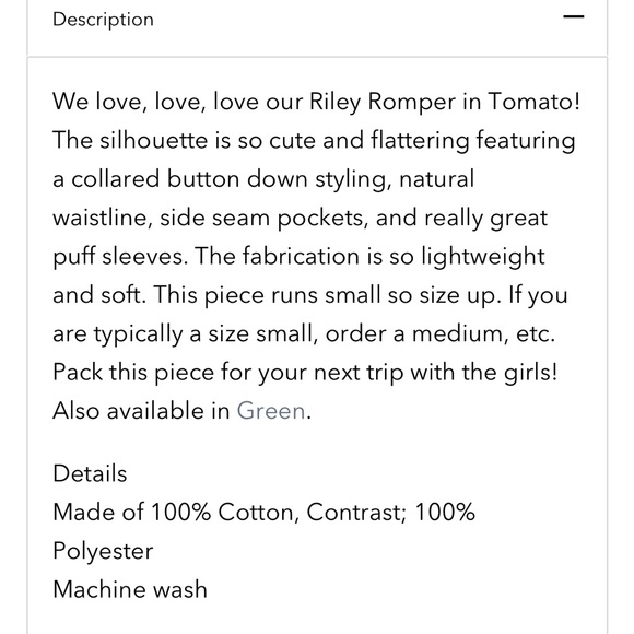 Avara Riley Romper- Tomato - Picture 8 of 9